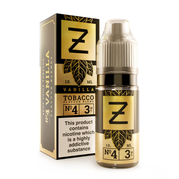 Zeus Juice Tobacco 10ml - Vanilla Tobacco - Latchford Vape
