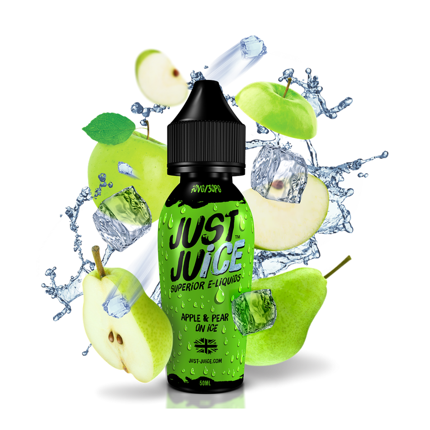 Buy Just Juice 60ml  - Apple & Pear on Ice Vape E-Liquid | Latchford Vape