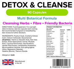 Detox & Cleanse Capsules (90 Capsules)