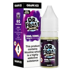 Dr. Frost Nicotine Salt - Grape Ice 10ml Bottle