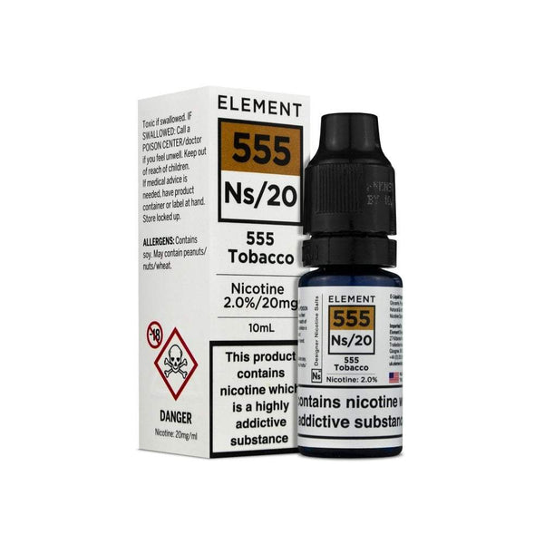 Element Nic Salts 555 Tobacco E-Liquid