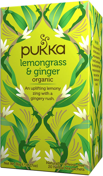 Pukka Tea - Lemongrass and Ginger (20 Tea Bags)
