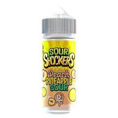 Sour Shockers 120ml - Peach Pineapple Sour Vape E-Liquid | Latchford Vape