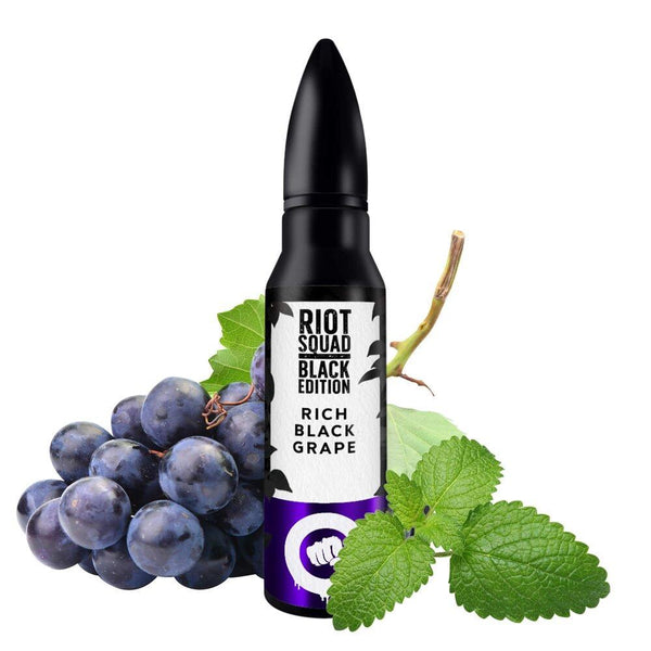 Riot Squad 60ml Shortfill Rich Black Grape Vape E-liquid