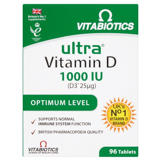 Vitabiotics - Ultra Vit D 1000IU 96 Tabs