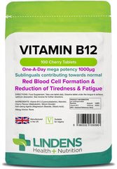 Vitamin B12 1000mcg Sublingual Tabs 100 Tablets